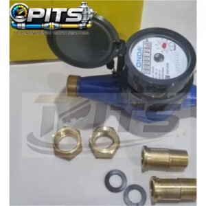 Water Meter Onda 1/2 Inch DN 15 mm Brass Kuningan